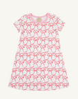 Polly Play Dress Short Sleeve Birdies Bows/Pier Party Pink