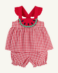 Nancy's Novelty Set Woven Dyed Yarn Richmond Red Gingham/Watermelon