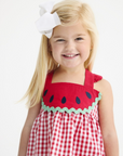 Nancy's Novelty Set Woven Dyed Yarn Richmond Red Gingham/Watermelon