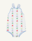 Skipper Sunsuit Pima Set Sail Beale Street Blue