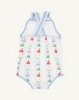 Skipper Sunsuit Pima Set Sail Beale Street Blue
