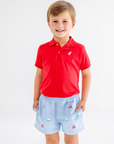 Critter Sheffield Shorts Beale Street Blue/ Sailboats