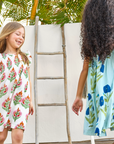 Girls Jaipur Dress Pink Bellflower