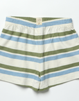 Sandbox Shorts Green and Blue Stripes