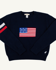 Seaton Sweater Intarsia Nantucket Navy Flag