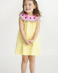 Sleeveless Tabitha's Teachers Pet Dress Lake Worth Yellow/ Hamptons Hot Pink/Gibson Island Green