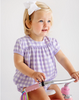 Blythe Bubble Pima Lauderdale Lavender Gingham