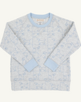 Cassidy Comfy Crewneck French Terry Puppy Puzzle