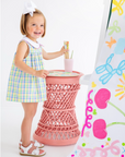 Tabitha's Sleeveless Teacher's Pet Set- Primland Plaid