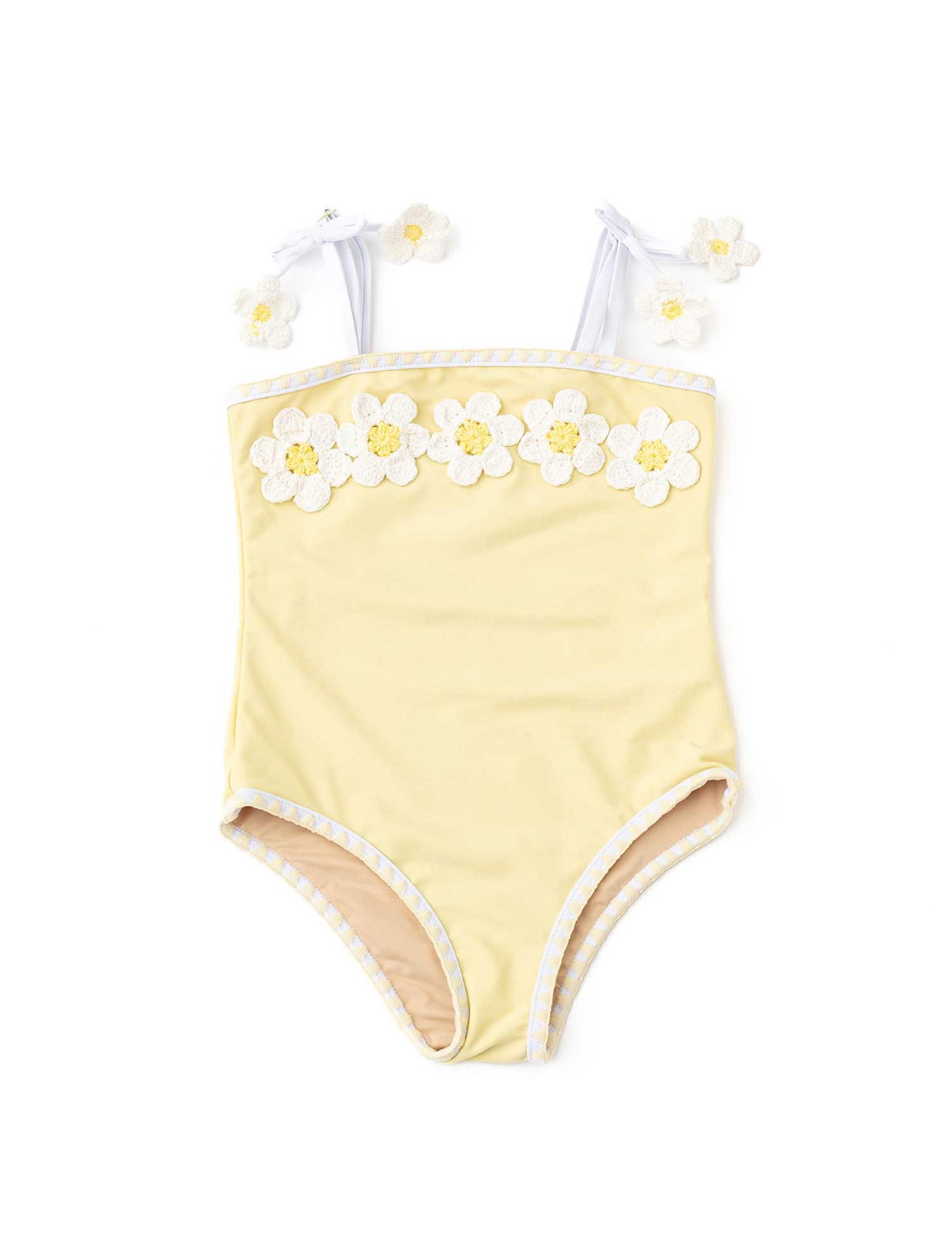 Crochet Butter Daisy Swimsuit