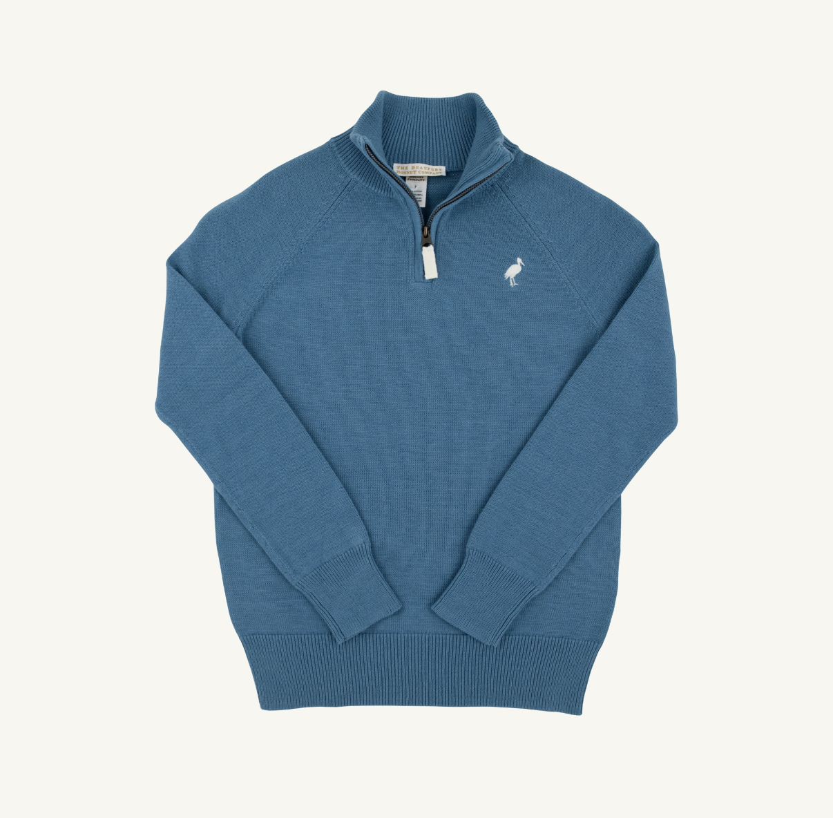 Hayden Half-Zip Sweater Barnsley Blue