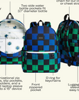 Kane Double Pocket Backpack Travel Camo