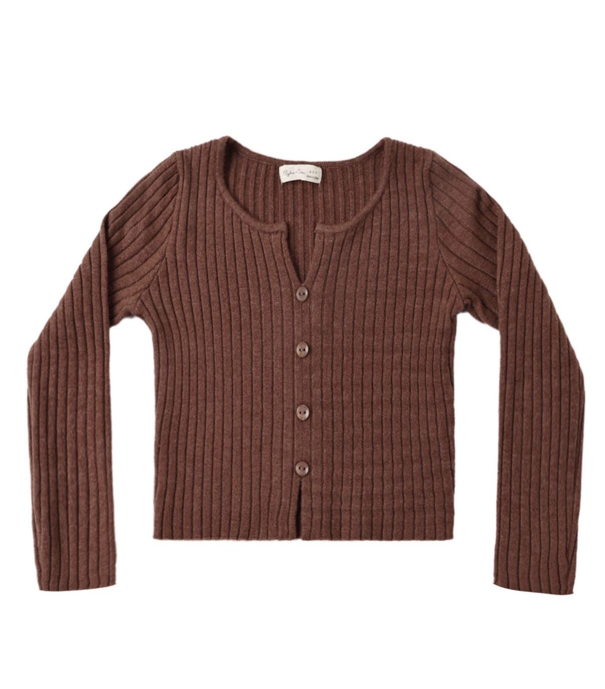 Long Sleeve Knit Tee Mulberry