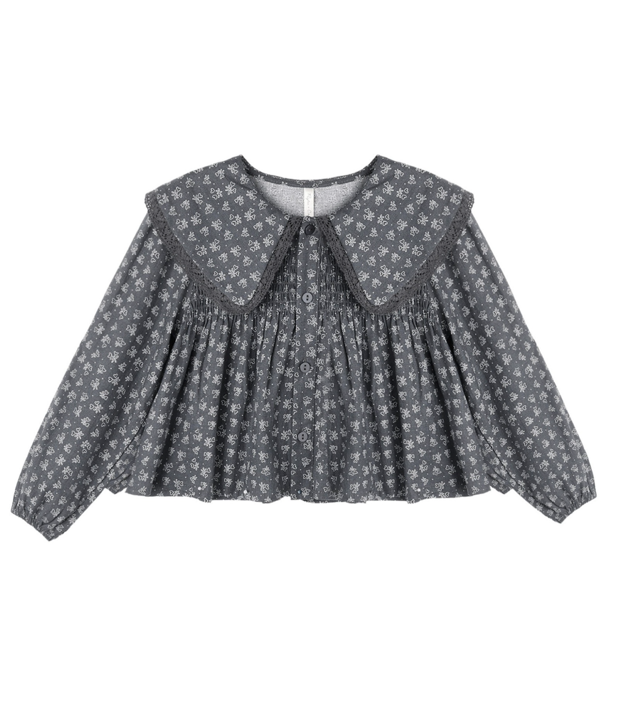 Fern Blouse Heart Ditsy