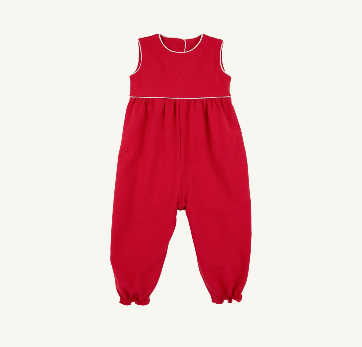 Sleeveless Rebecca Romper Pima Richmond Red/ Fair St Floral