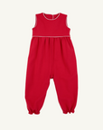Sleeveless Rebecca Romper Pima Richmond Red/ Fair St Floral