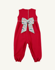 Sleeveless Rebecca Romper Pima Richmond Red/ Fair St Floral