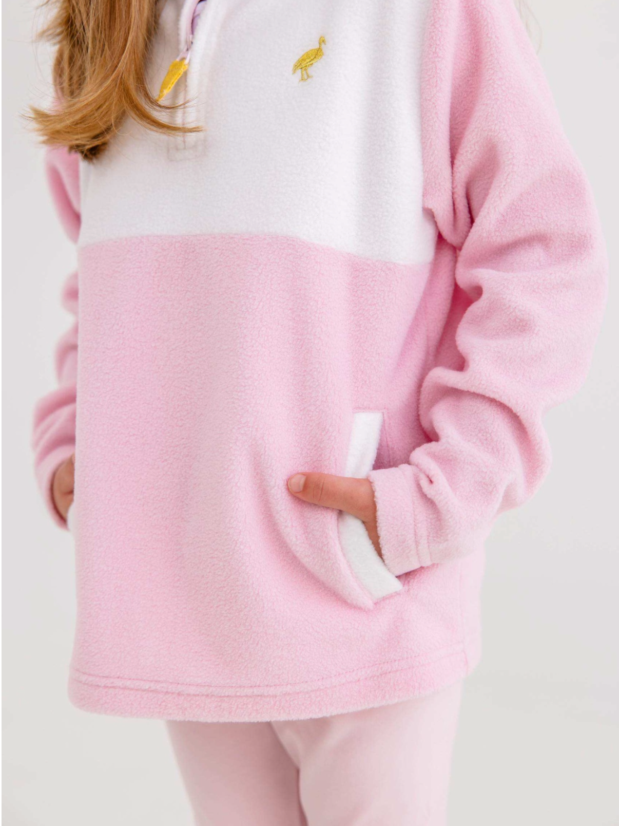 Hayward Half zip Fleece Sandpearl Pink