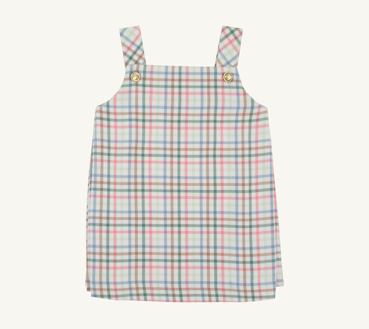 Pleated Ginny Jumper Manalapan Plaid
