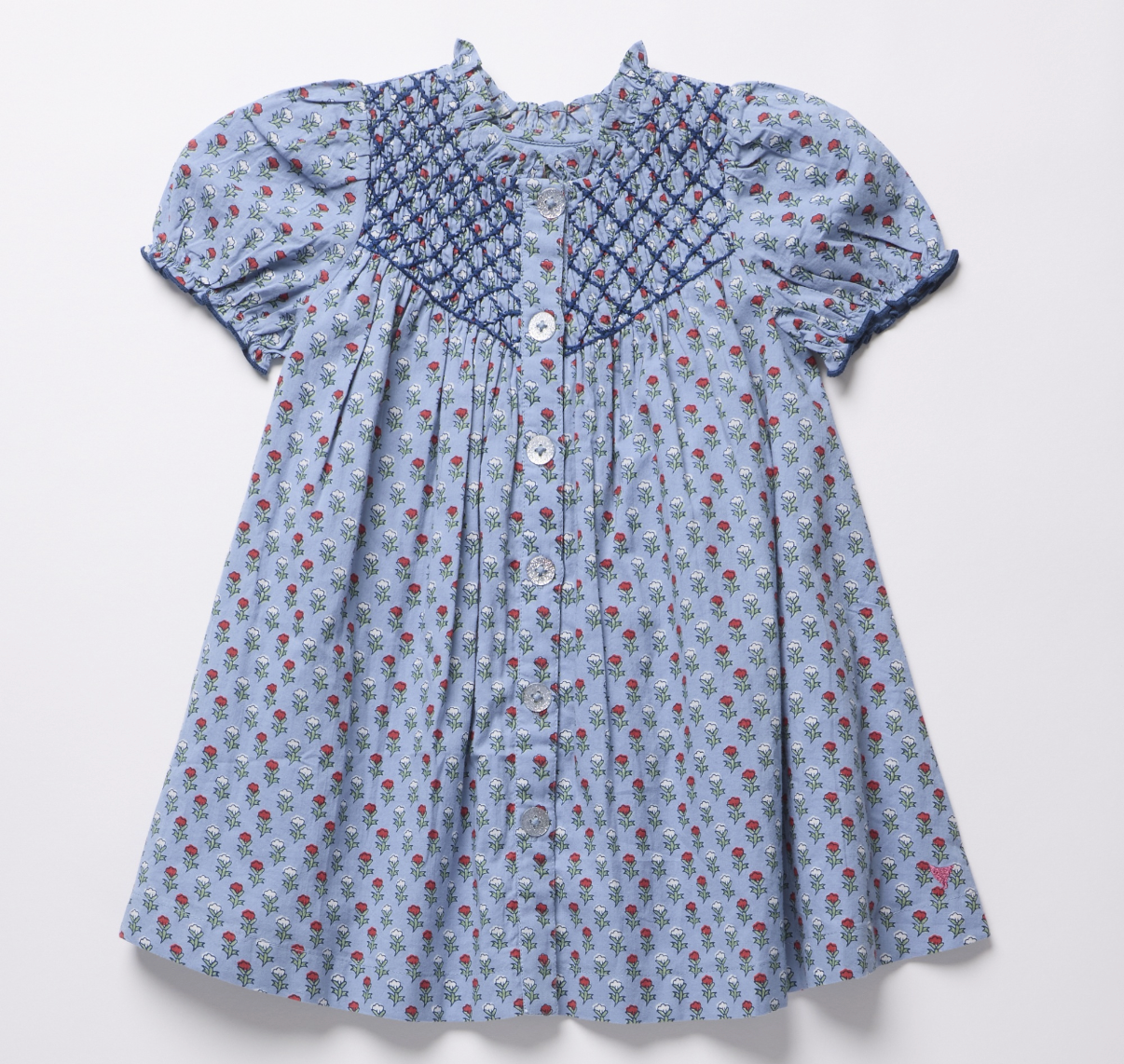 Girls Lucia Dress Light Blue Carnation