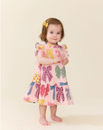 Baby Girls Harper Dress Set Patterned Bows