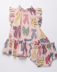 Baby Girls Harper Dress Set Patterned Bows