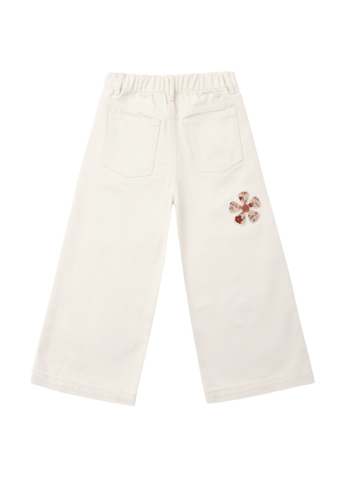 Straight Leg Pant Daisy Patches