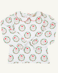 Maude's Peter Pan Collar Shirt - Pima LS North Pole Portrait