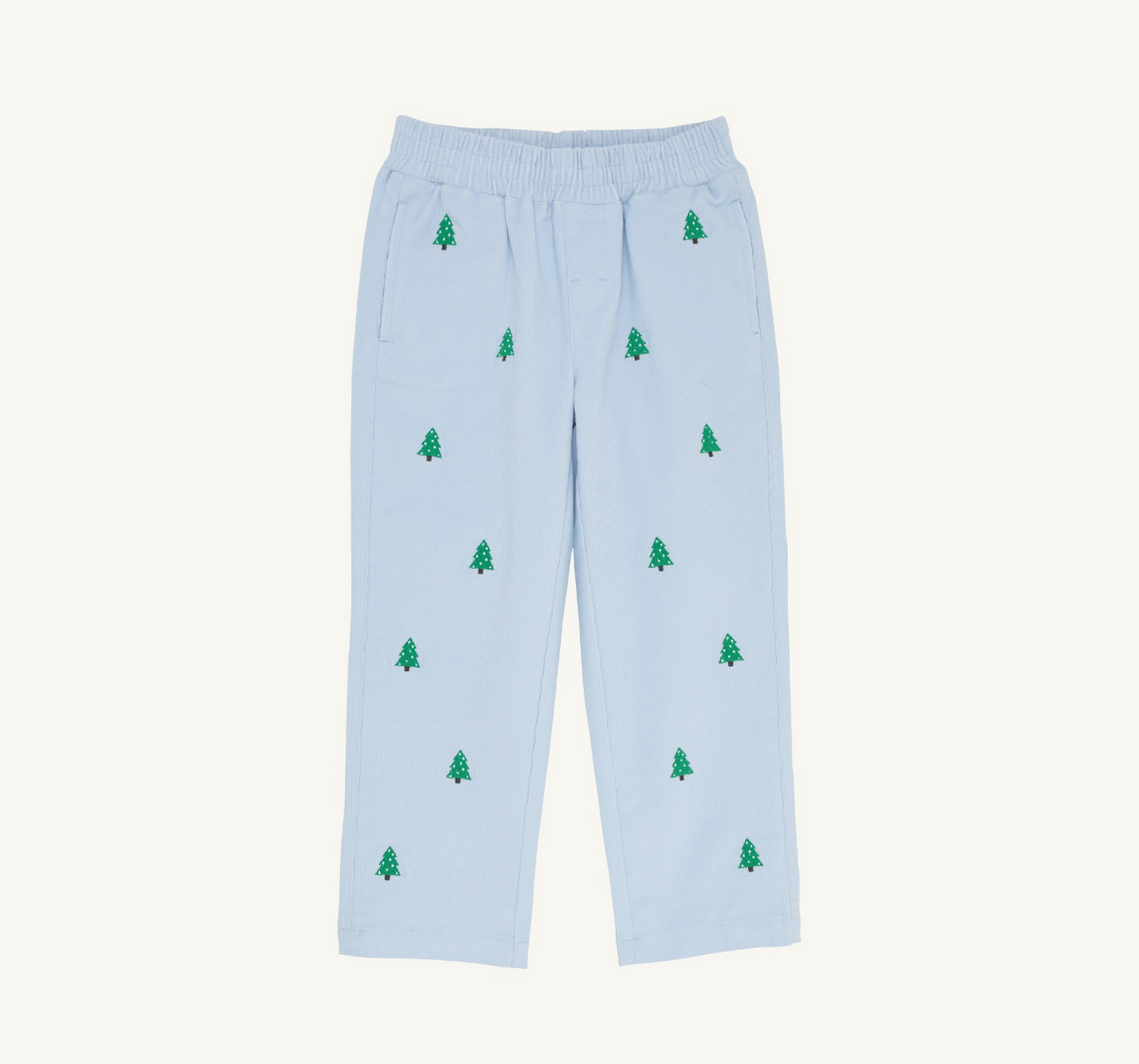Critter Sheffield Pants Corduroy Buckhead Blue/ Christmas Trees