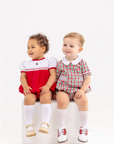 Brently Bubble Richmond Red/ Kiawah Kelly Green Gingham