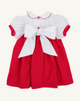Mary Dal Dress Broadcloth Richmond Red/Christmas Tree