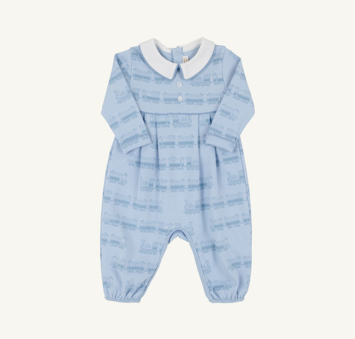 Long Sleeve Bradford Romper Blue Choochoos