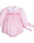 Smocked Natalie Bubble Pink Vinings