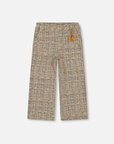Tweed Flaire Pants (stretch) Beige and Black