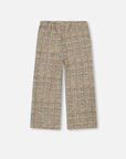 Tweed Flaire Pants (stretch) Beige and Black