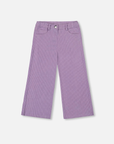 Stretch Corduroy Wide Leg Pant Lavender