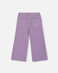 Stretch Corduroy Wide Leg Pant Lavender