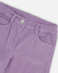 Stretch Corduroy Wide Leg Pant Lavender