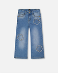 Wide Leg Jeans Light Blue Denim