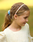 Thin Floral Headband - Non Slip Hair Accessories for Kids