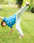 Linen Cabana Stripe Kid Pants