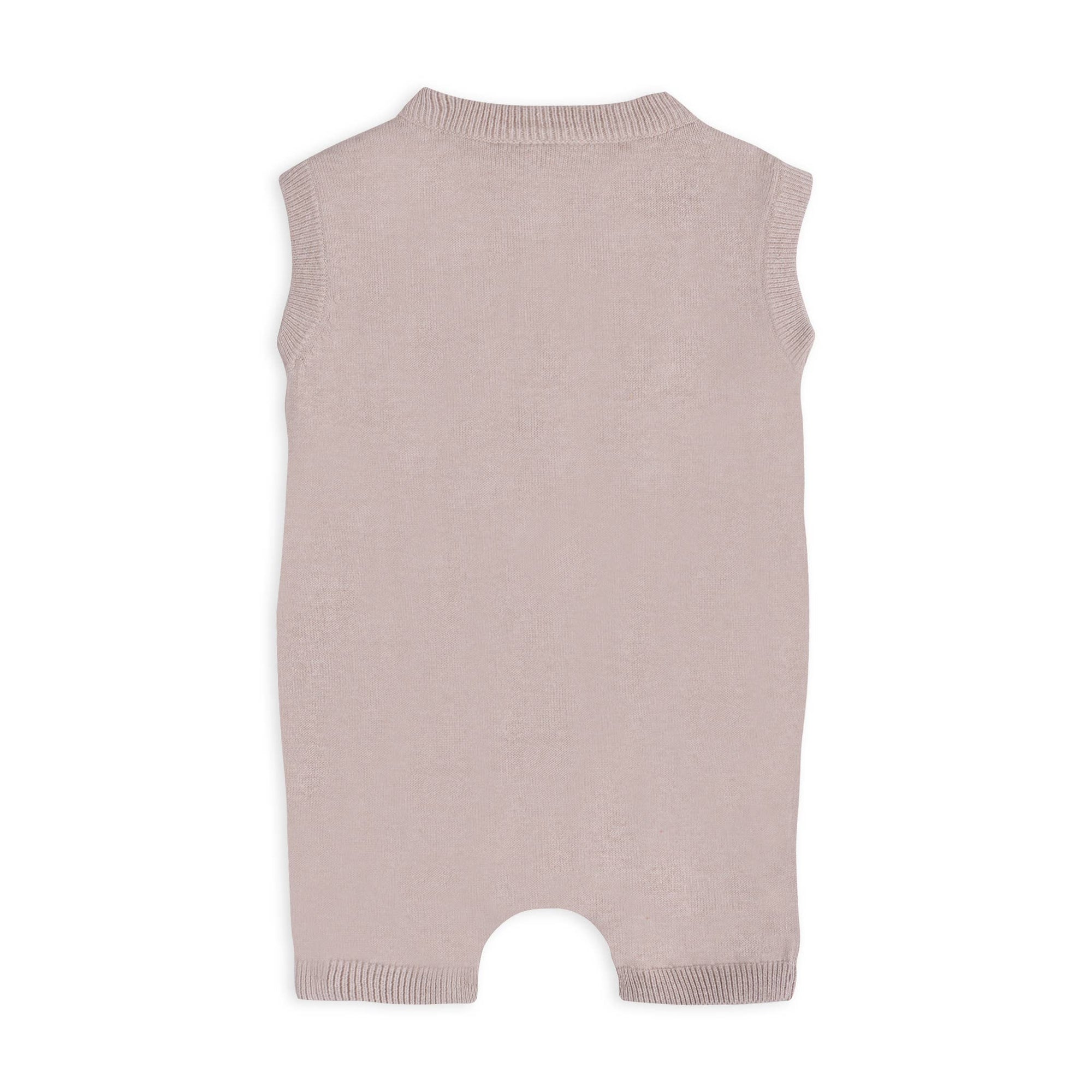 Paris Embroidered Baby Knit Romper (Organic Cotton)