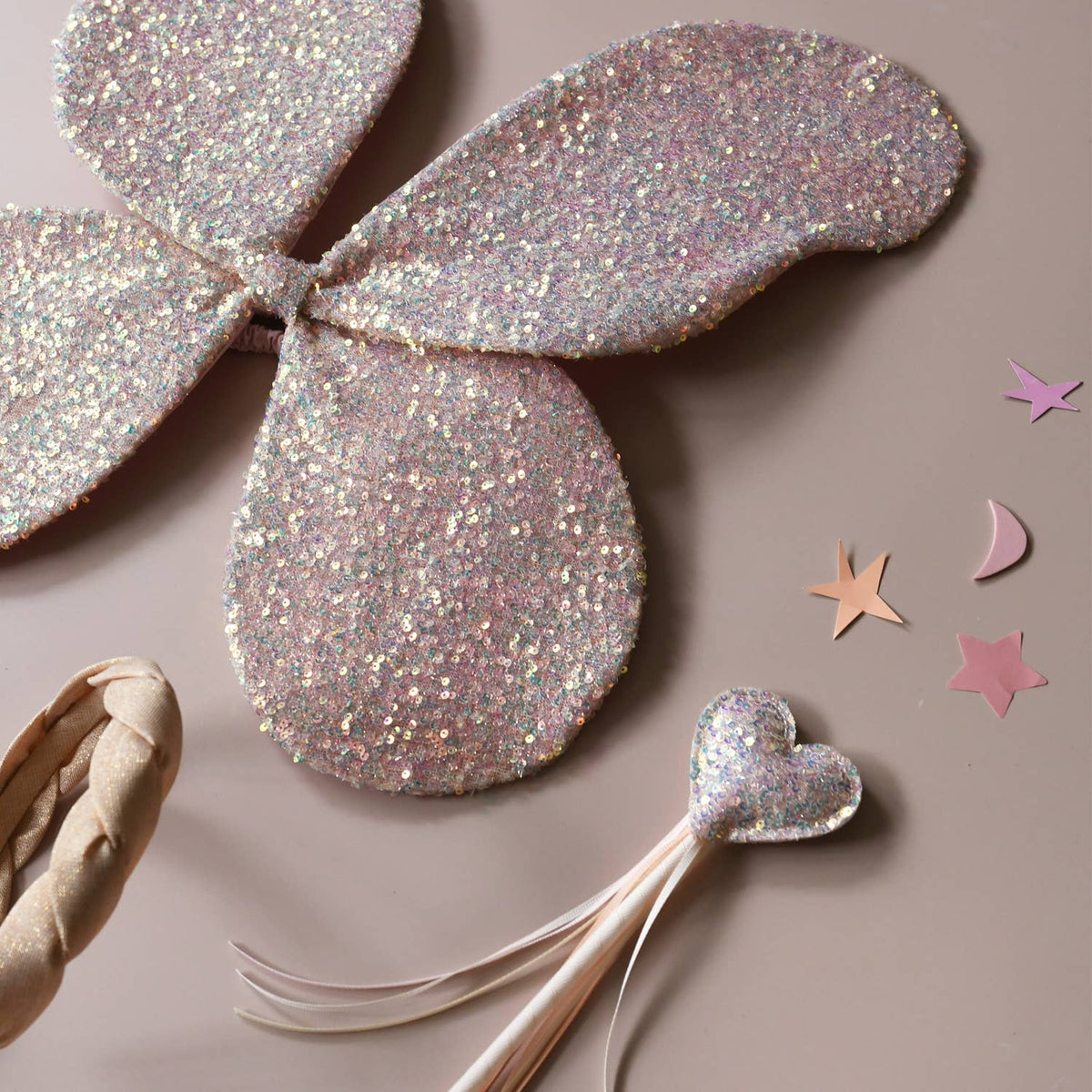 Sequin Heart Wand