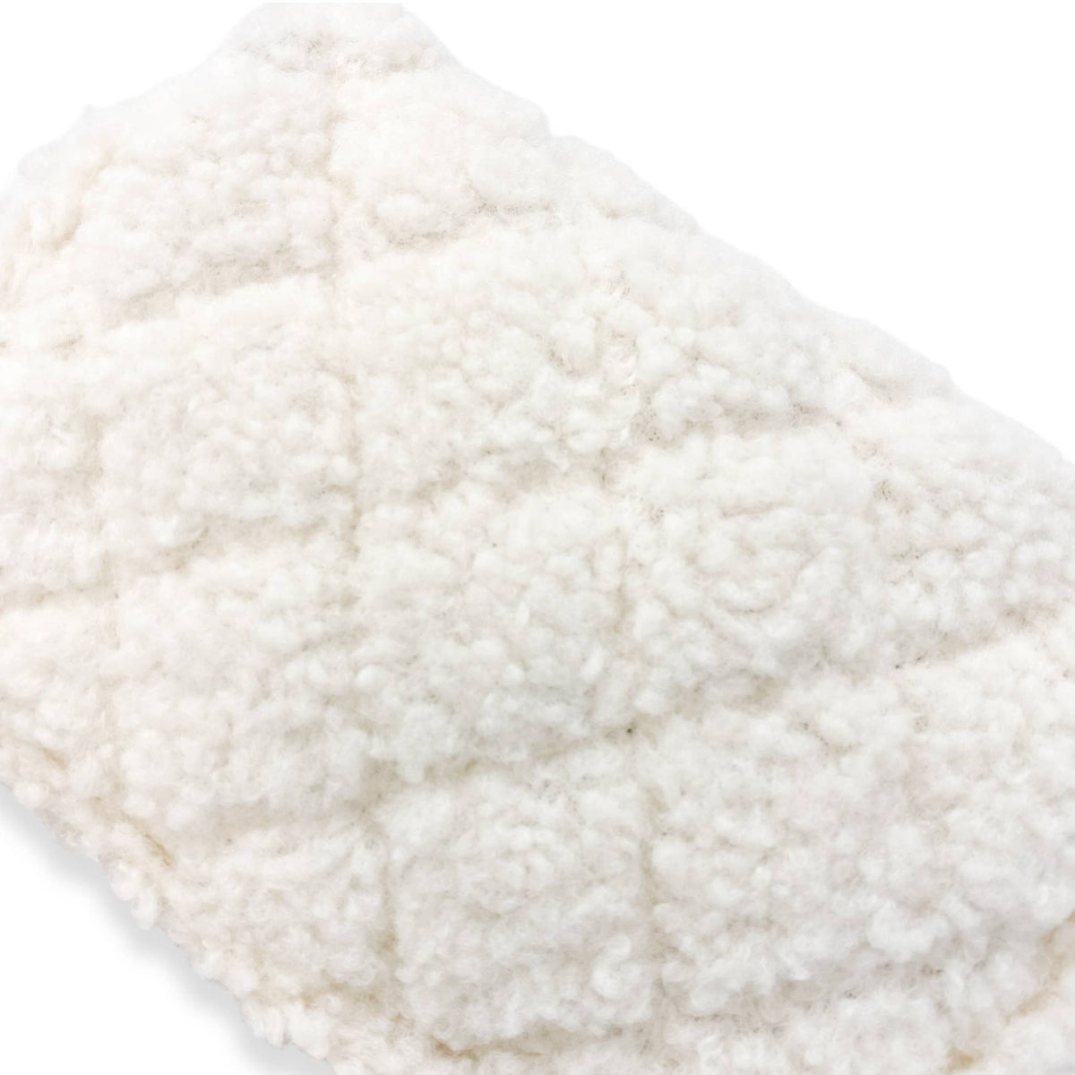 Sherpa Mixed Quilted Purse