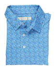 Albatross Polo - Golf Tees Azure