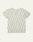 Recycled Cotton Checkered Kid T-shirt