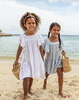 Cornflower Gingham Beach Dress