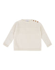 White foam sweater