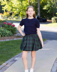 Plaid Bubble Skirt