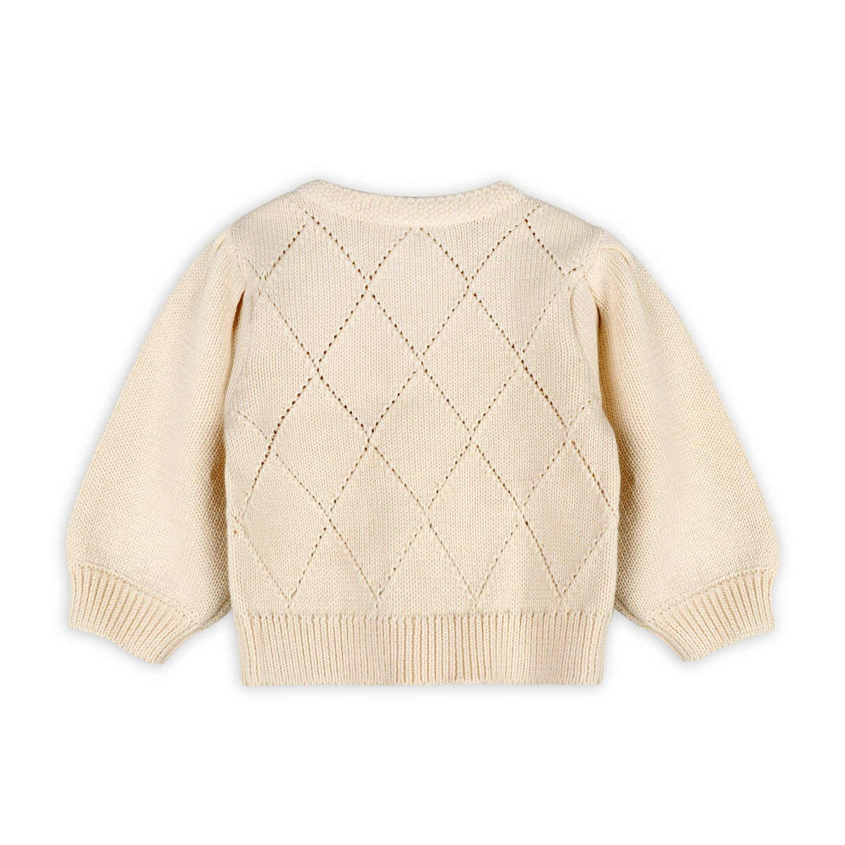 Lisa Floral Embroidered Baby Cardigan (Organic Cotton)